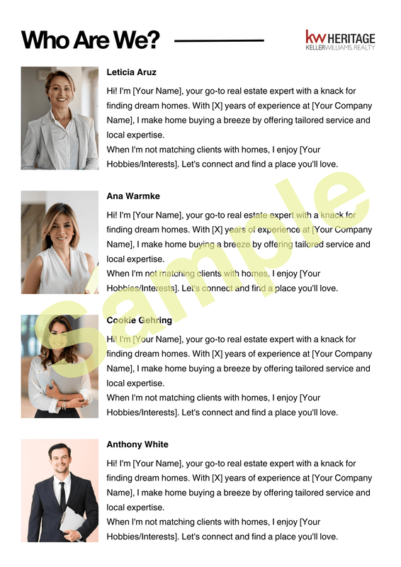 Buyer or Listing Presentation Buyer or Listing Presentation